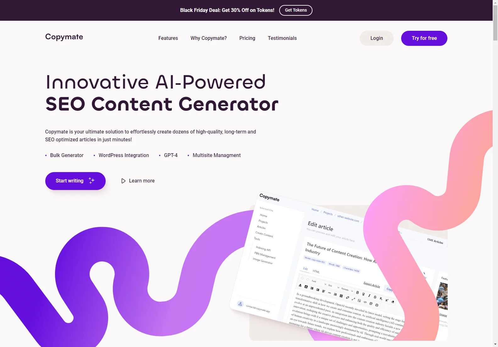 Copymate: The Ultimate AI SEO Content Generator