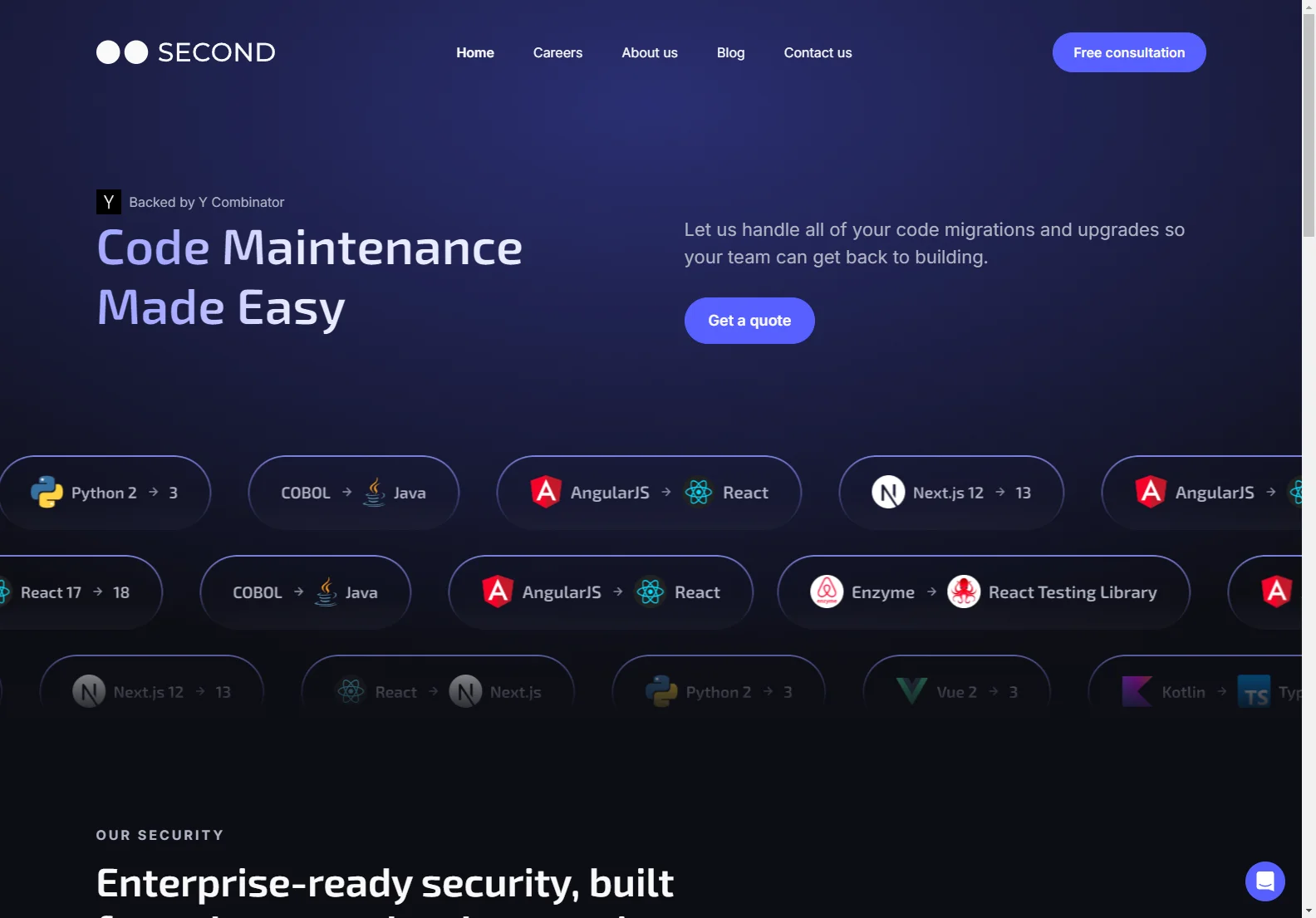 Second: Streamlining Code Maintenance with AI