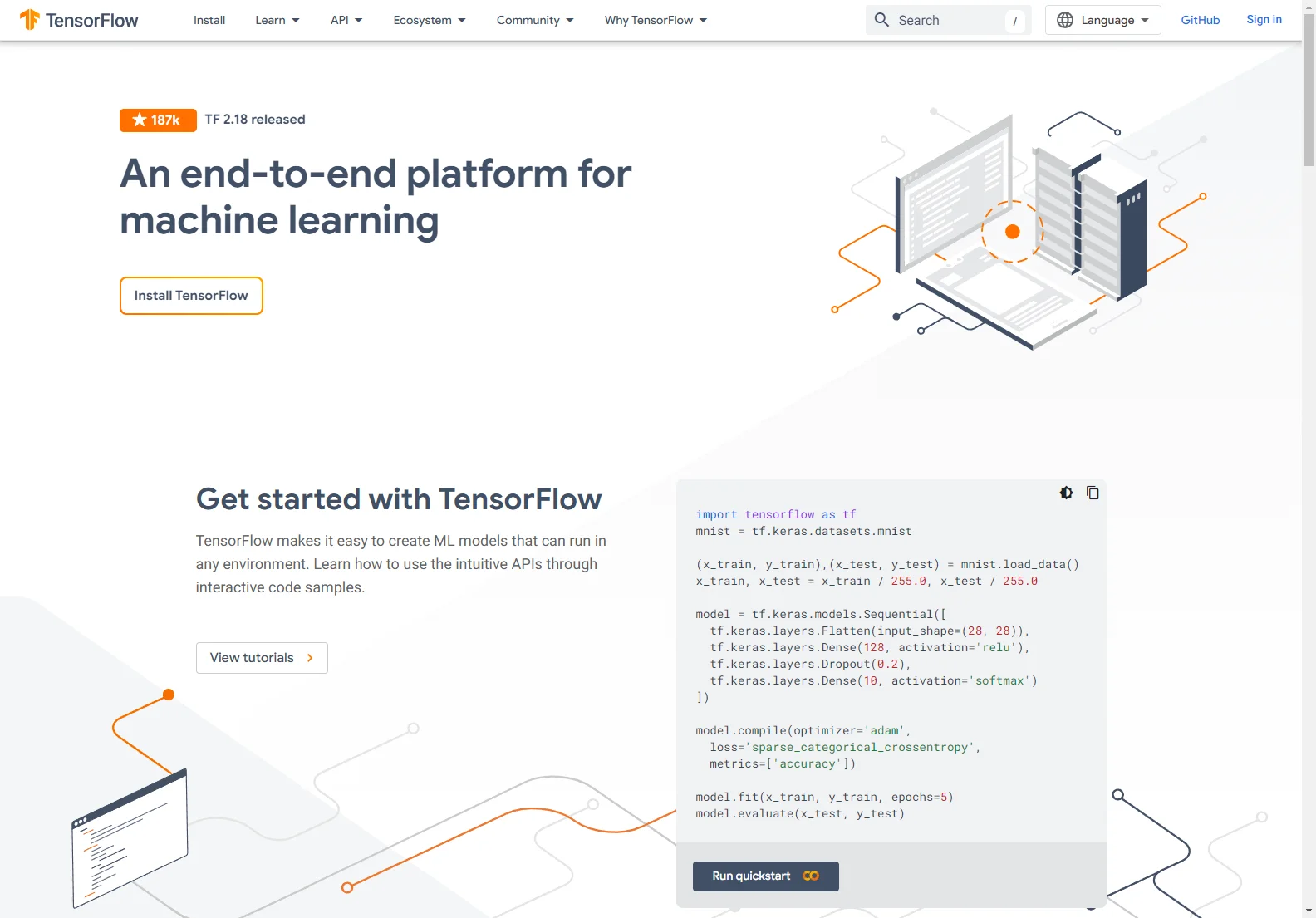 TensorFlow: Your Go-To AI Platform for Easy ML Model Creation and Running