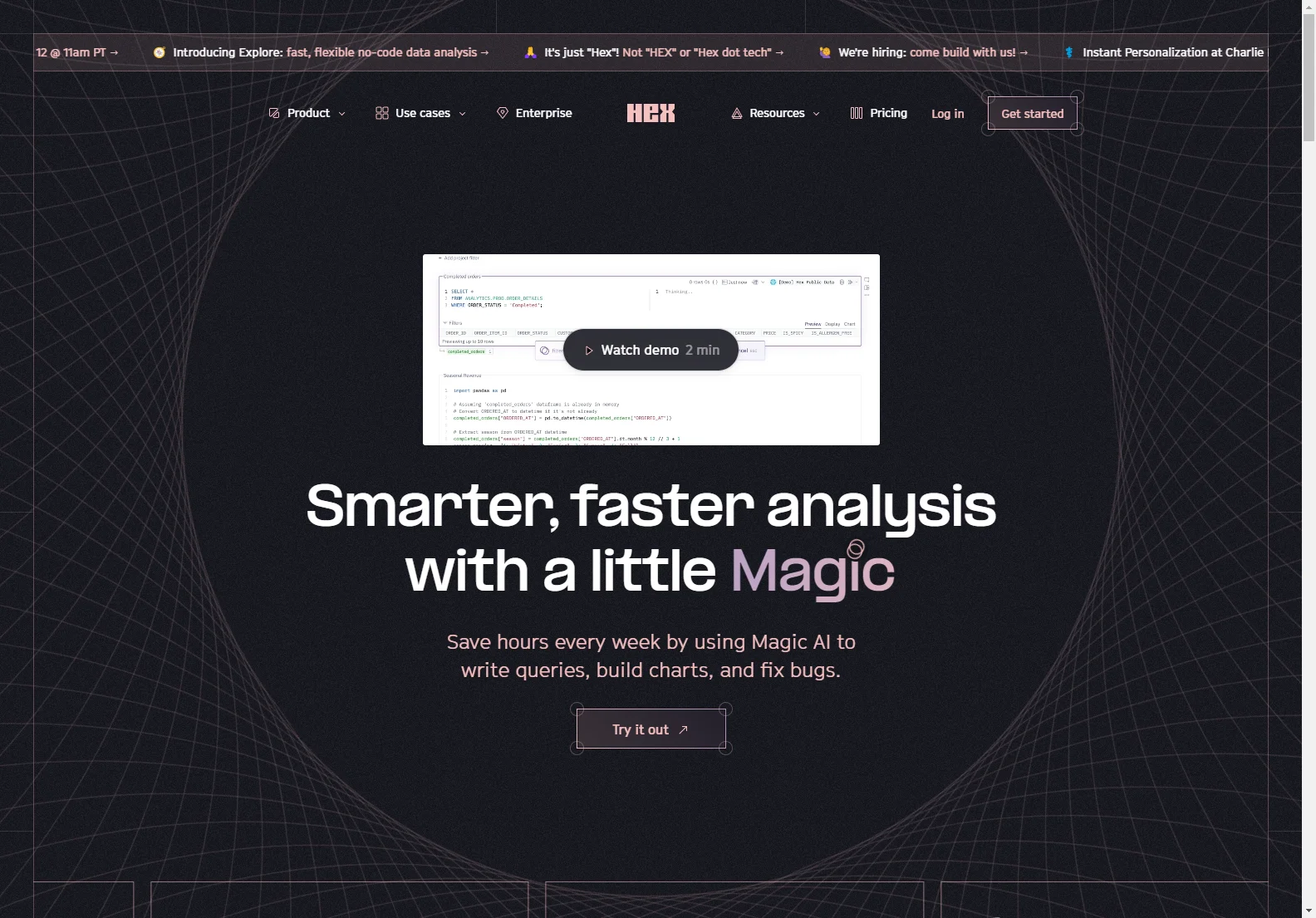 Hex Magic: Smarter and Faster Analysis with AI Assistance