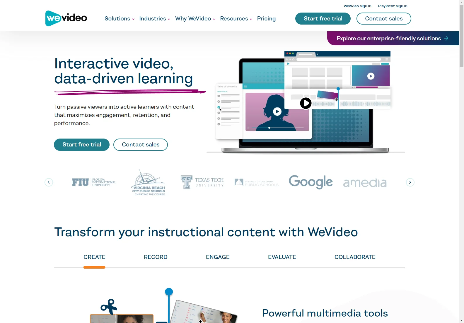 WeVideo: Empowering Video Creation and Learning