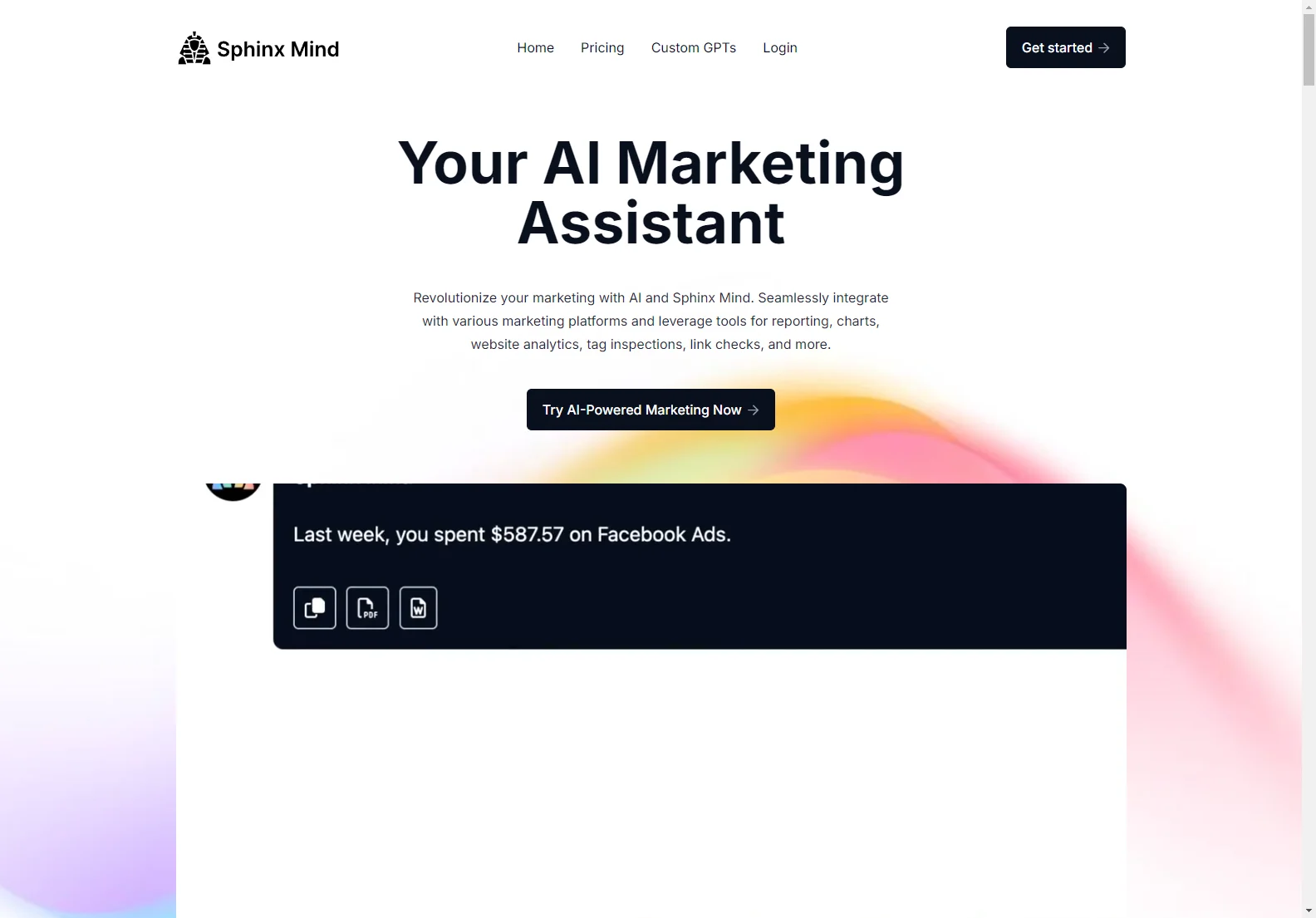 Sphinx Mind: Revolutionize Your Marketing with AI