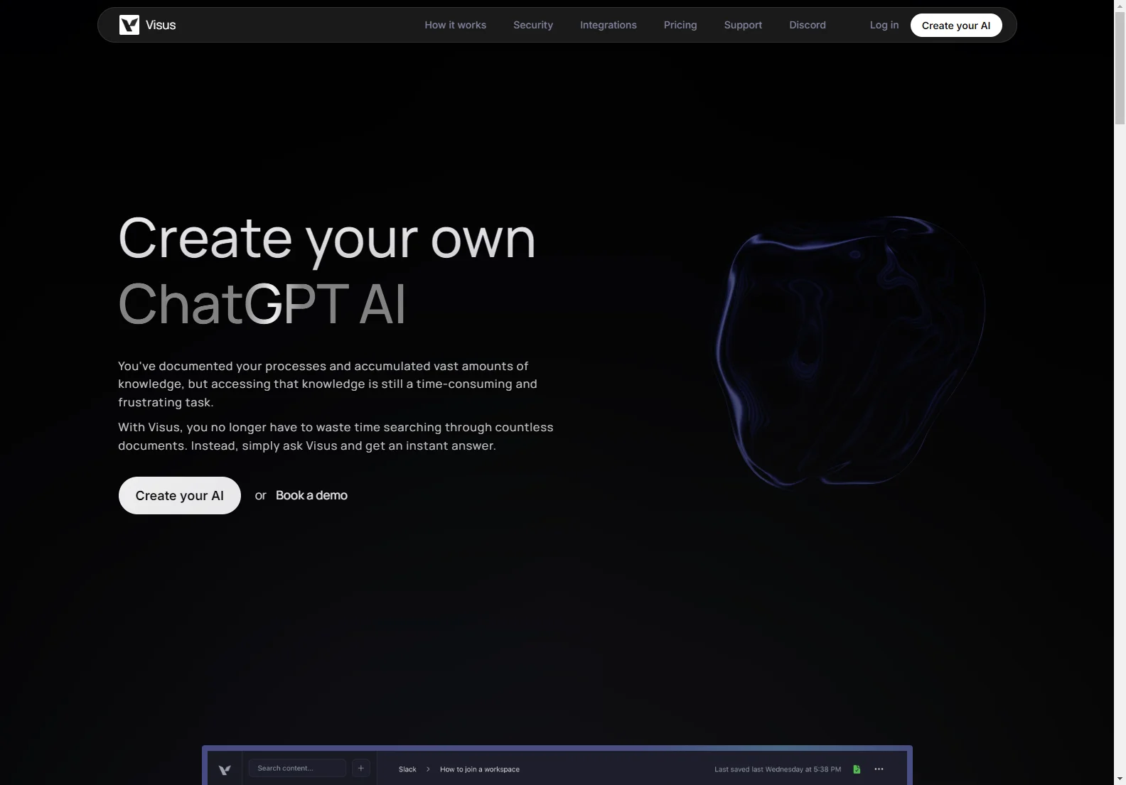 Visus - Transform Your Knowledge Access with AI