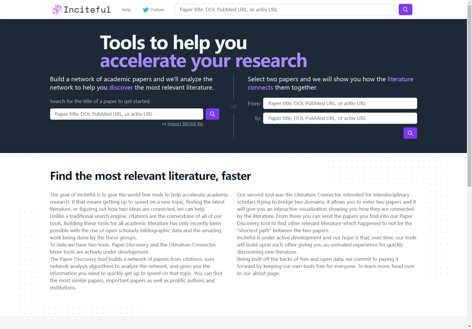 Inciteful.xyz: Accelerate Academic Research with Citation Insights