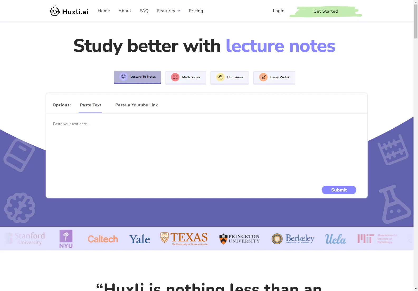 Huxli: Empowering Students with Advanced Study Tools