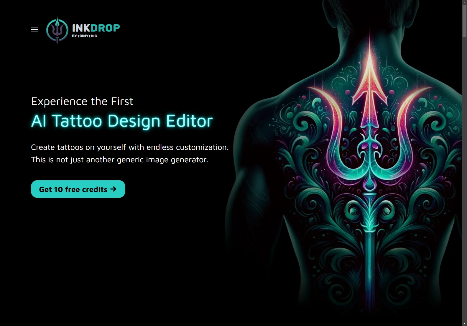 INKDROP: Unleash Your Creativity with AI Tattoo Designs