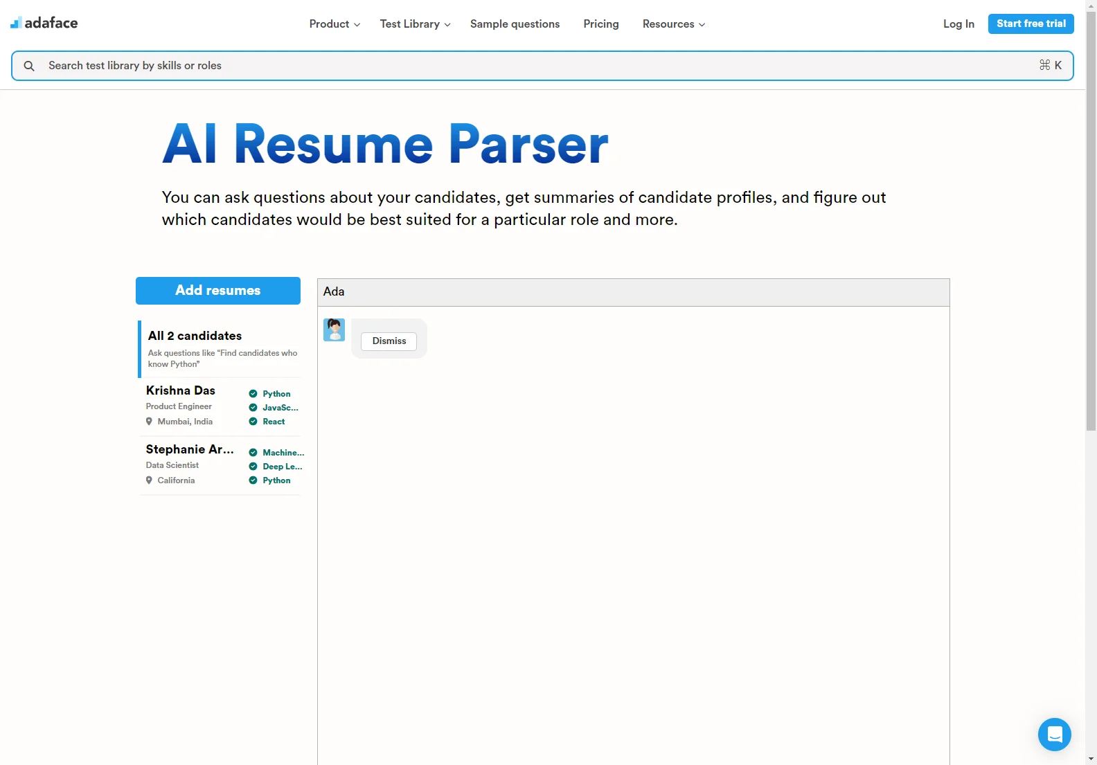 AI Resume Parser: Streamlining Candidate Selection