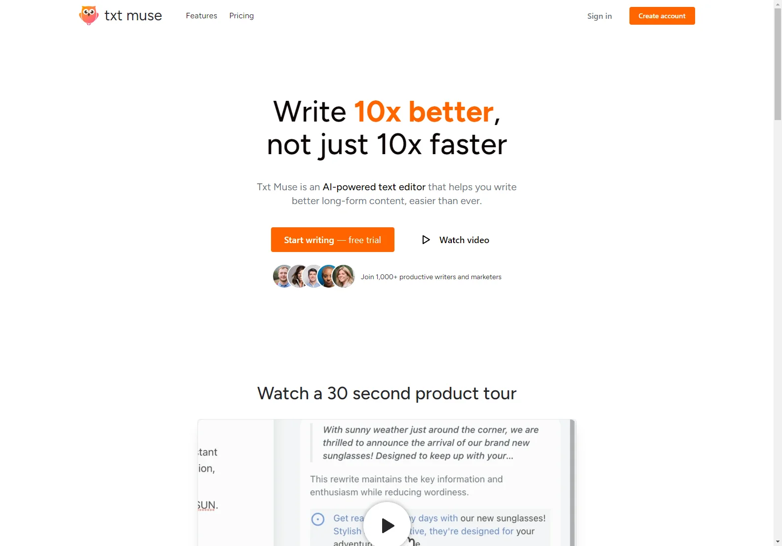 Txt Muse: The Ultimate AI Writing Tool for Writers