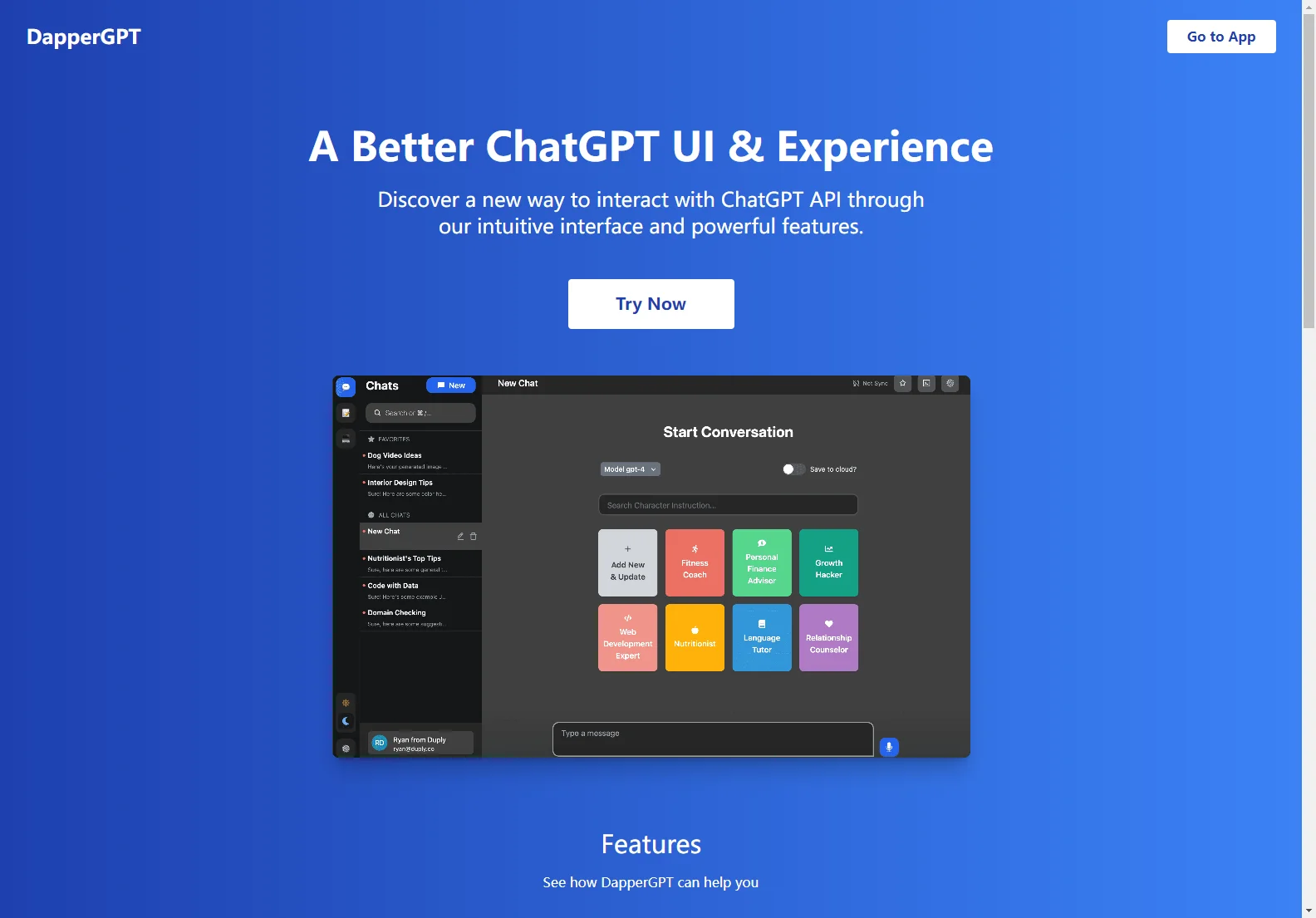 DapperGPT - Enhancing Your ChatGPT UI and Experience