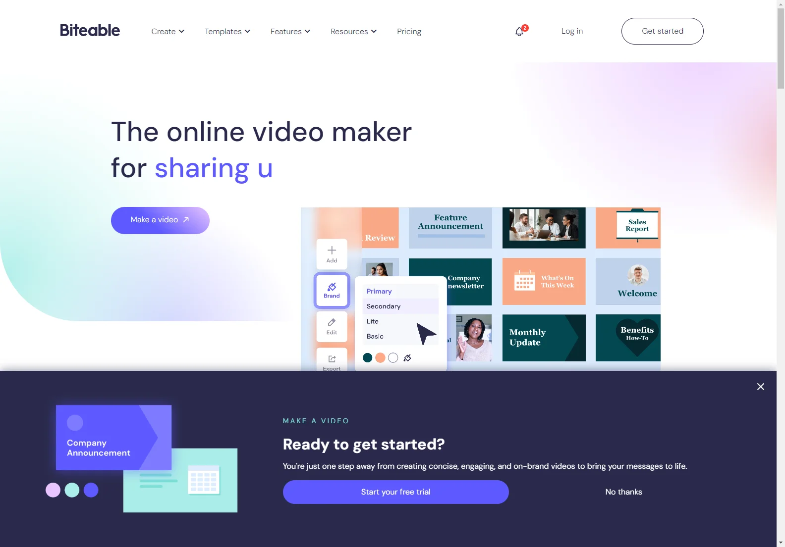 Biteable: Transform Your Messages into Engaging Videos