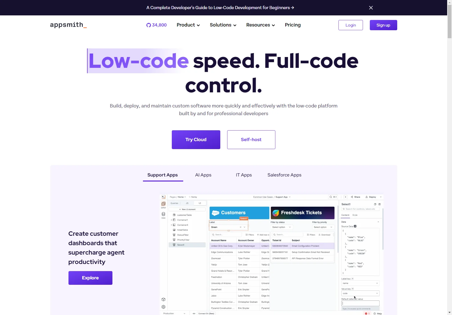 Appsmith: Empowering Developers with Open-Source Low-Code