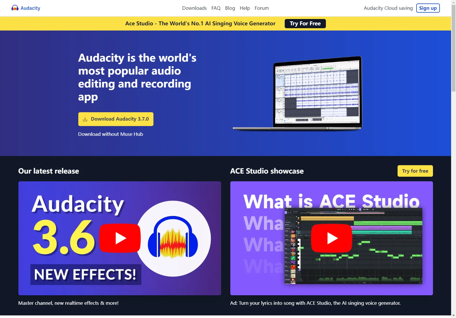 Audacity ®: The Premier Free Audio Editing Software