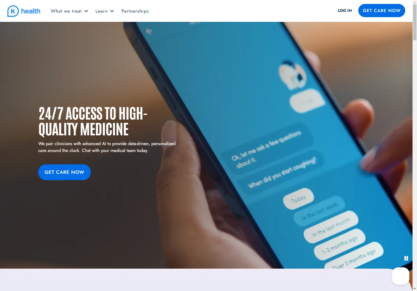 K Health: AI-Powered 24/7 Access to Quality Medical Care