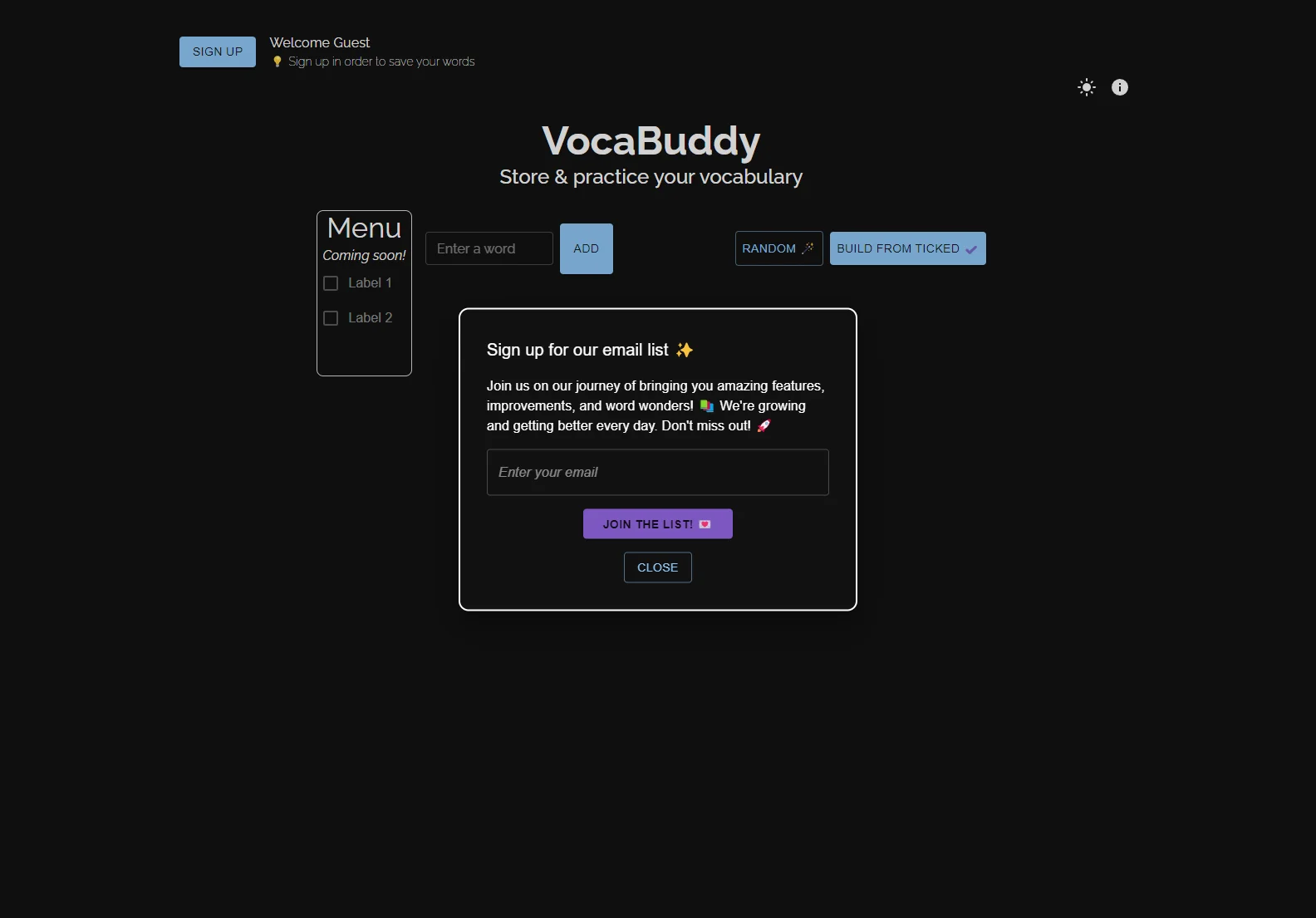 VocaBuddy: Empowering Language Learners with Vocabulary Enhancement