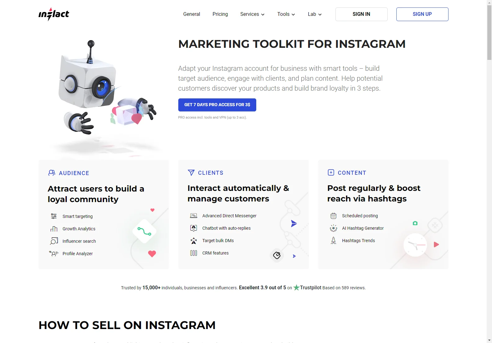 Inflact: Boost Your Instagram Business with AI-Powered Tools