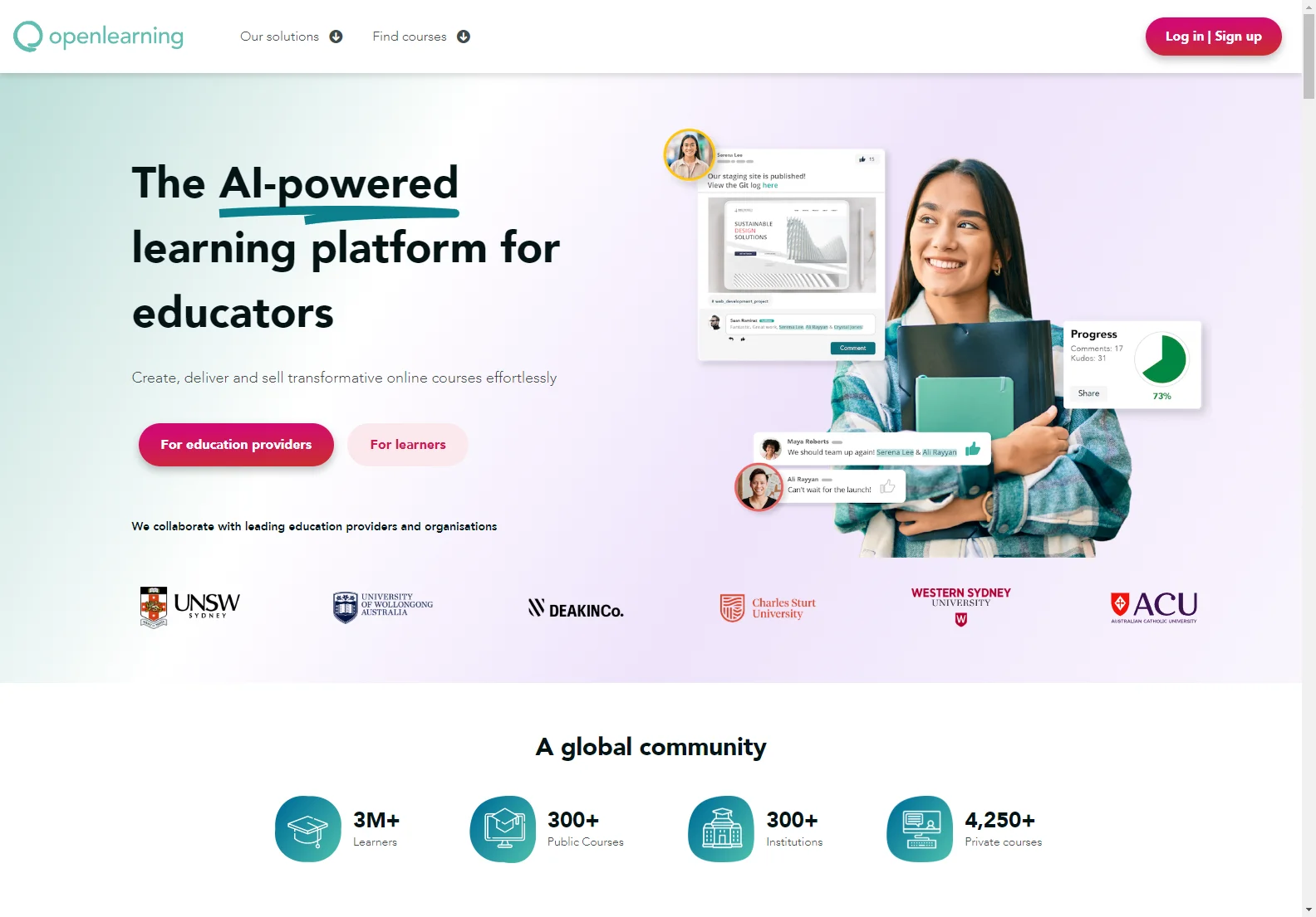 OpenLearning: Empowering Educators and Learners with AI-Powered Courses