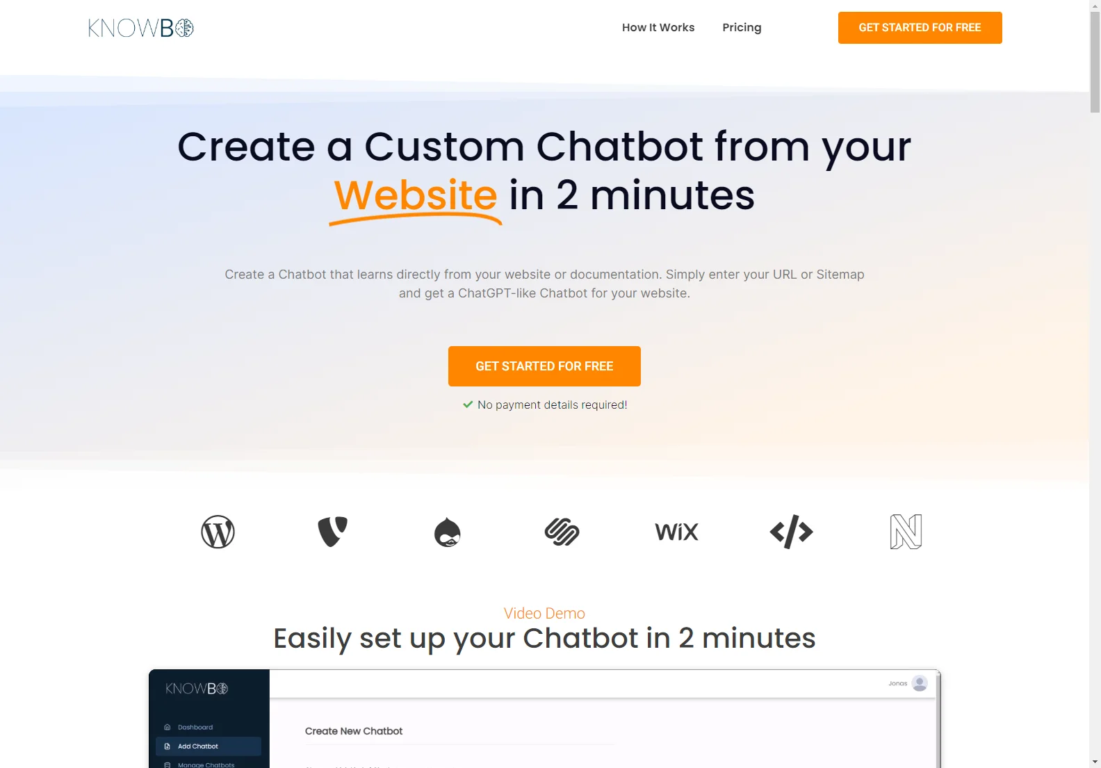 Knowbo: Transform Your Website with Custom Chatbots