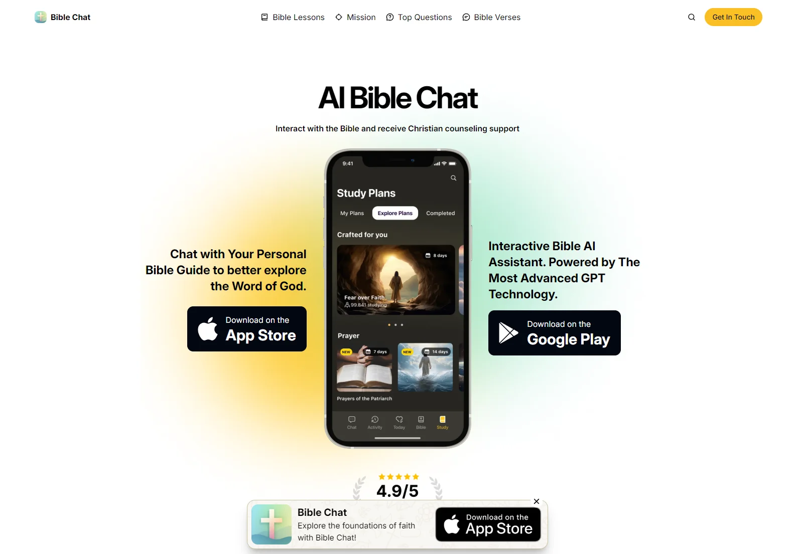 AI Bible Chat App: Christian Counseling and Bible Exploration