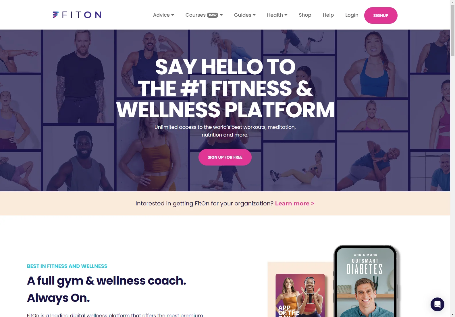 FitOn – #1 Free Fitness App for All Your Wellness Needs