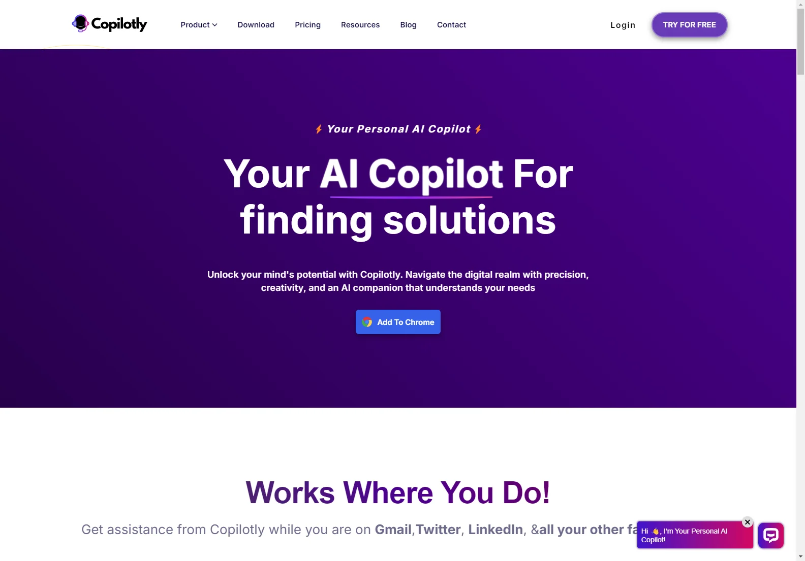 Copilotly: Your AI Copilot for Unlocking Potential and Assisting Across Platforms