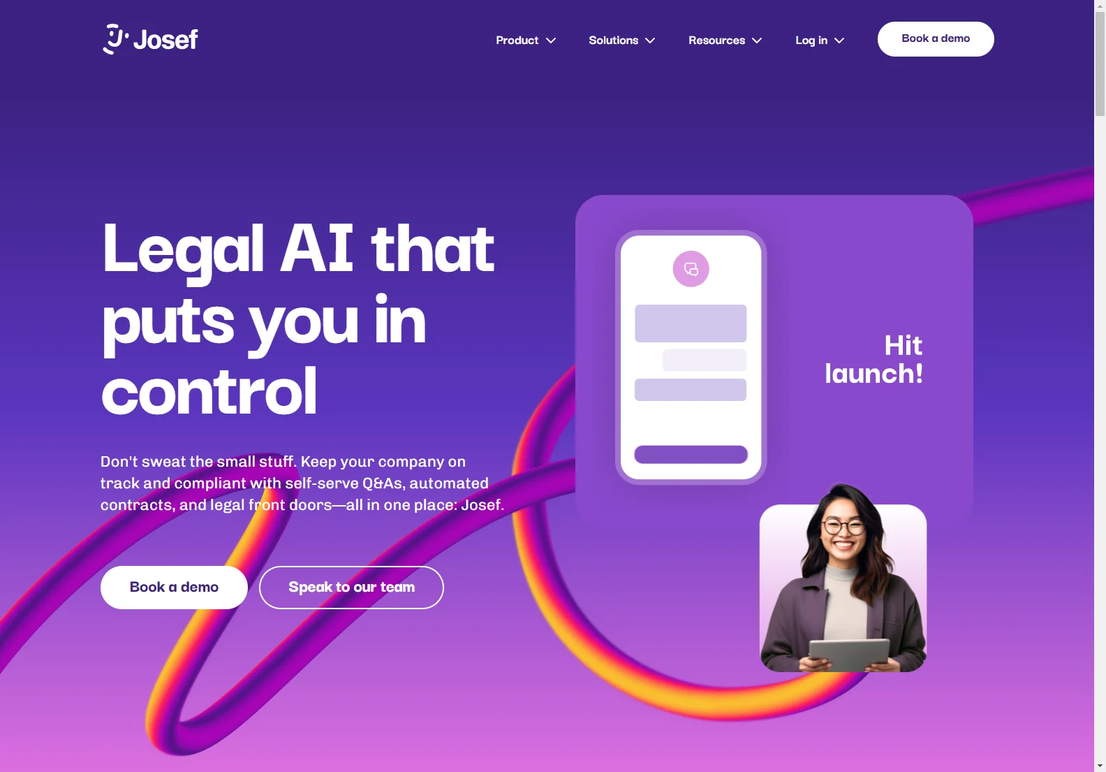 Josef: Empowering Legal Control with AI