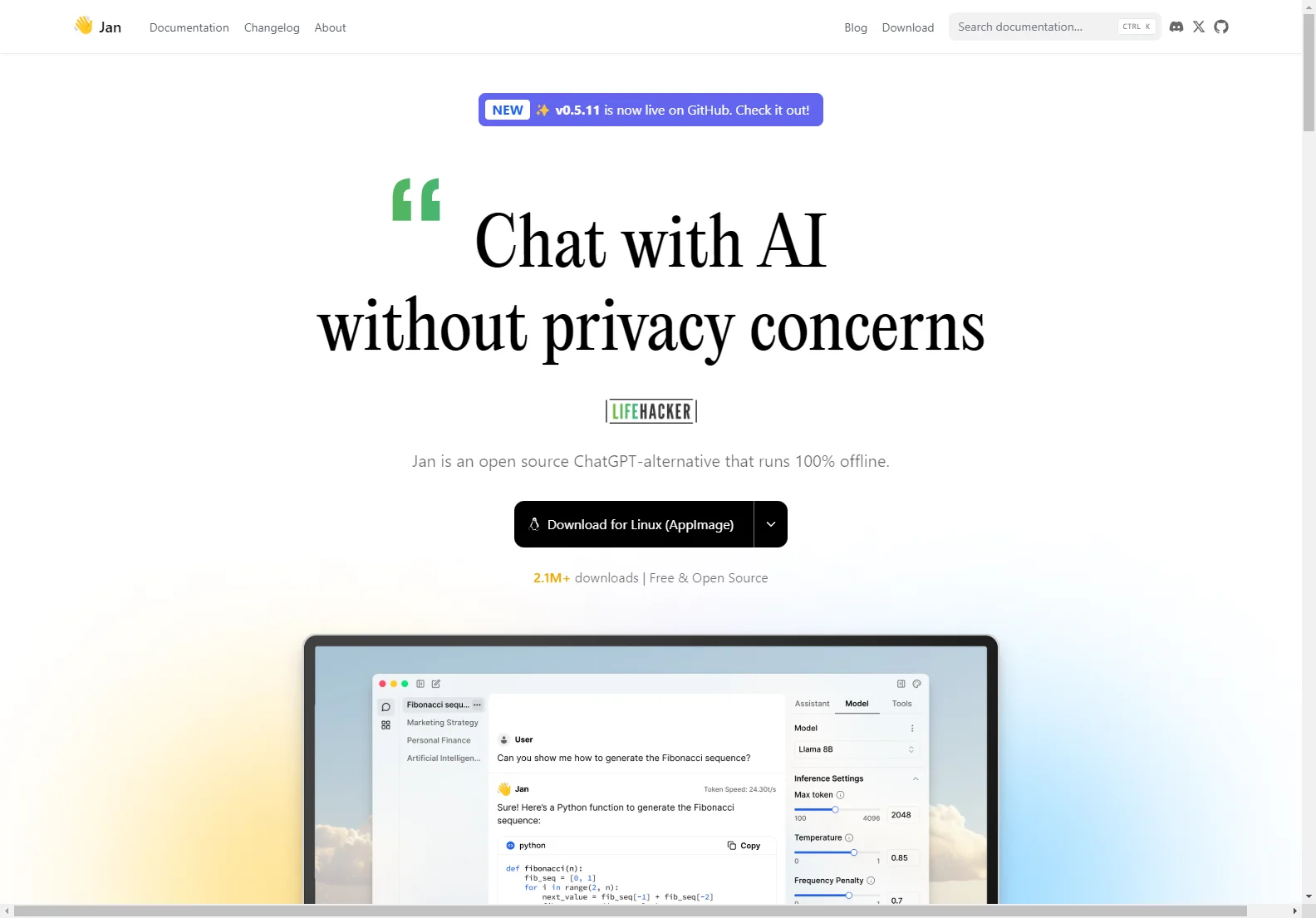 Jan: The Open Source Offline AI Chatting Tool for Private and Customizable Conversations