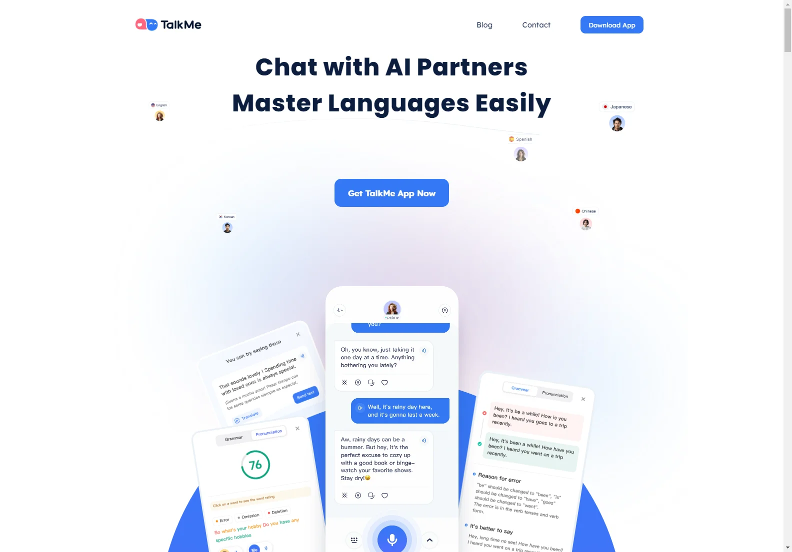 TalkMe - Unparalleled Language Learning with AI Partners