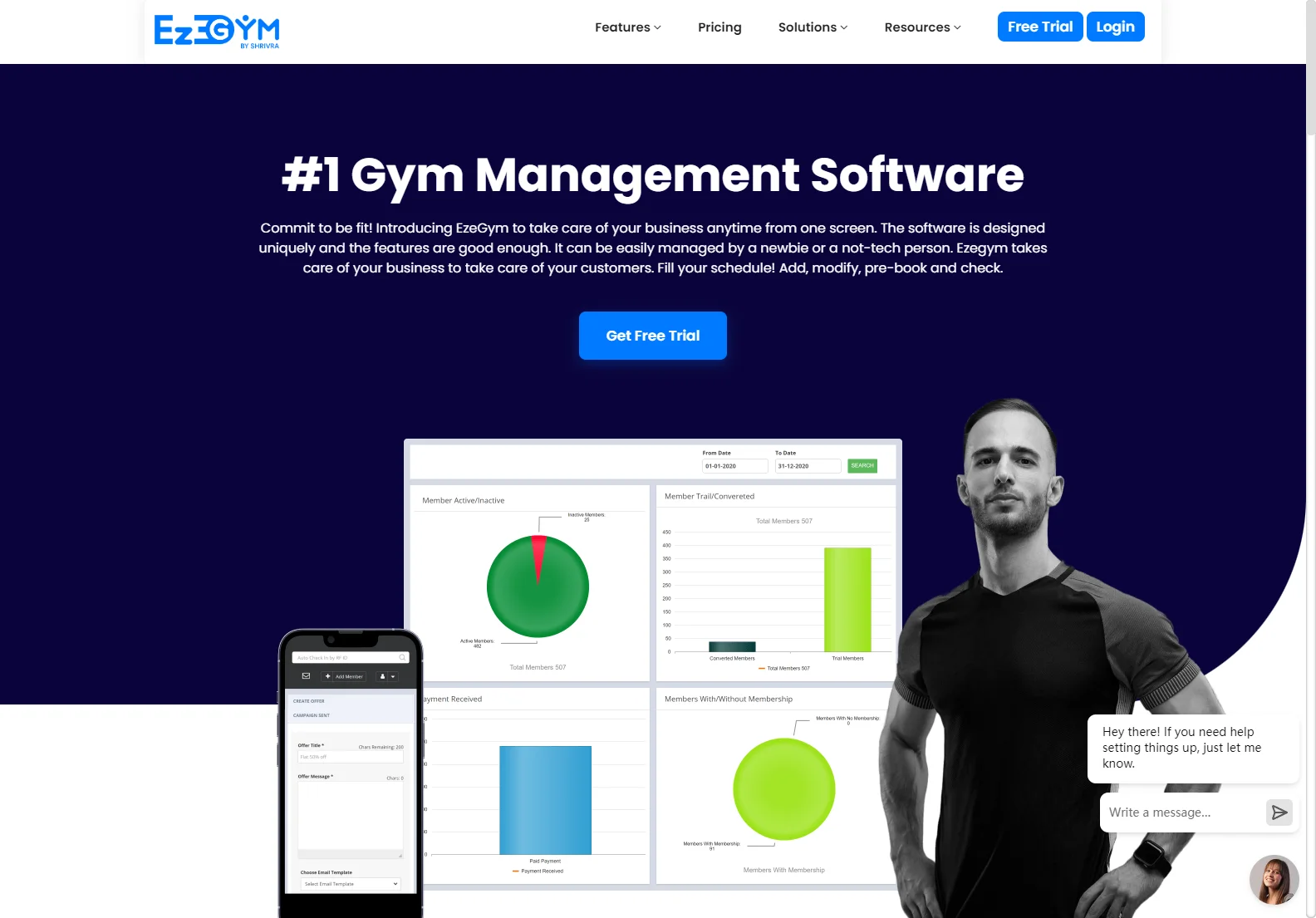 EzeGym: Streamline Gym Operations with AI-Powered Software