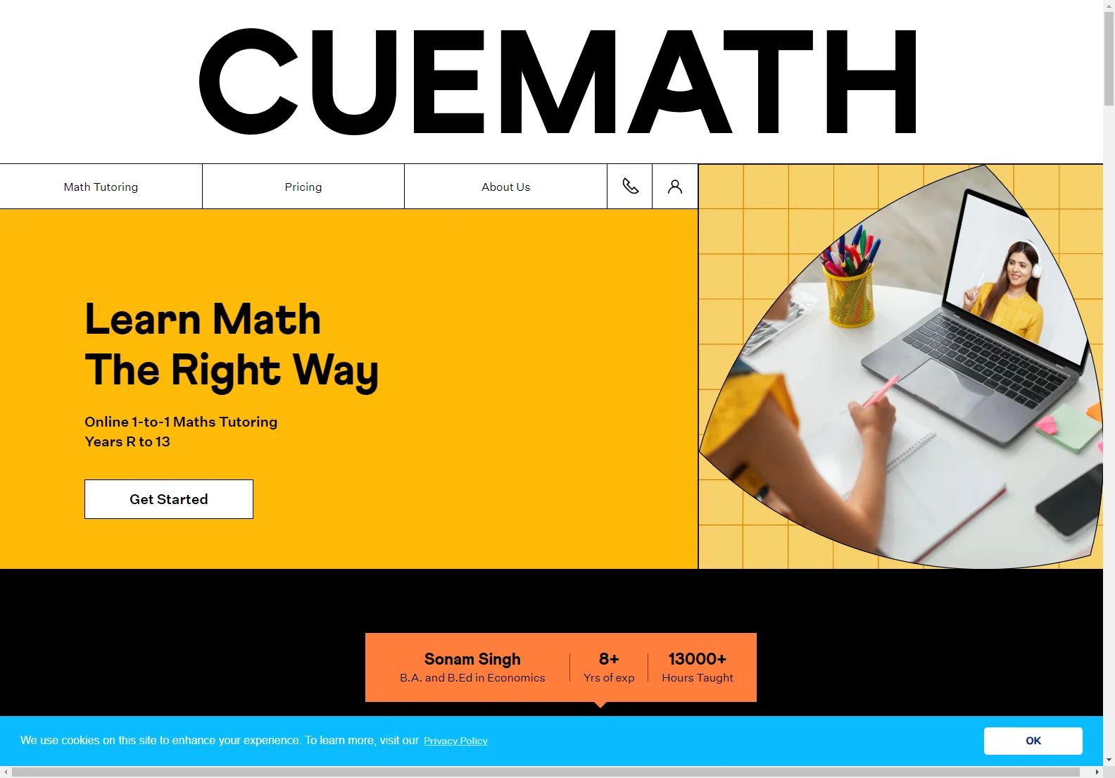 Cuemath: Personalized Math Tutoring for Success