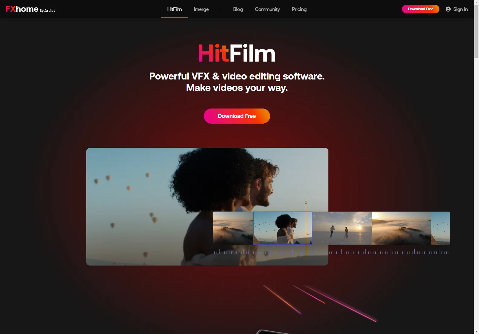 Download HitFilm - Transform Your Videos with Powerful Editing Tools