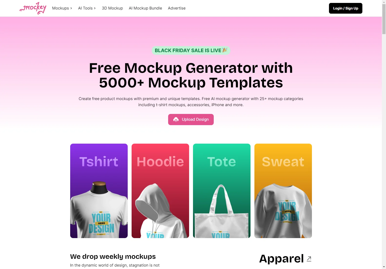 Best Free Mockup Generator with AI Mockup Templates | Mockey