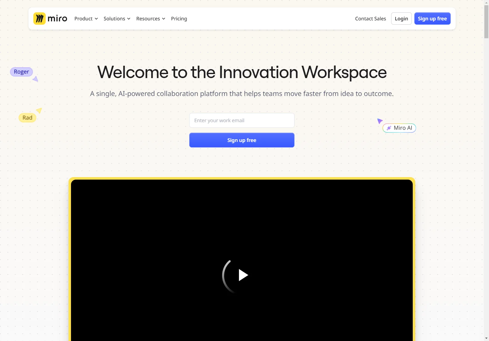 Miro: The AI-Powered Innovation Workspace for Faster Team Outcomes