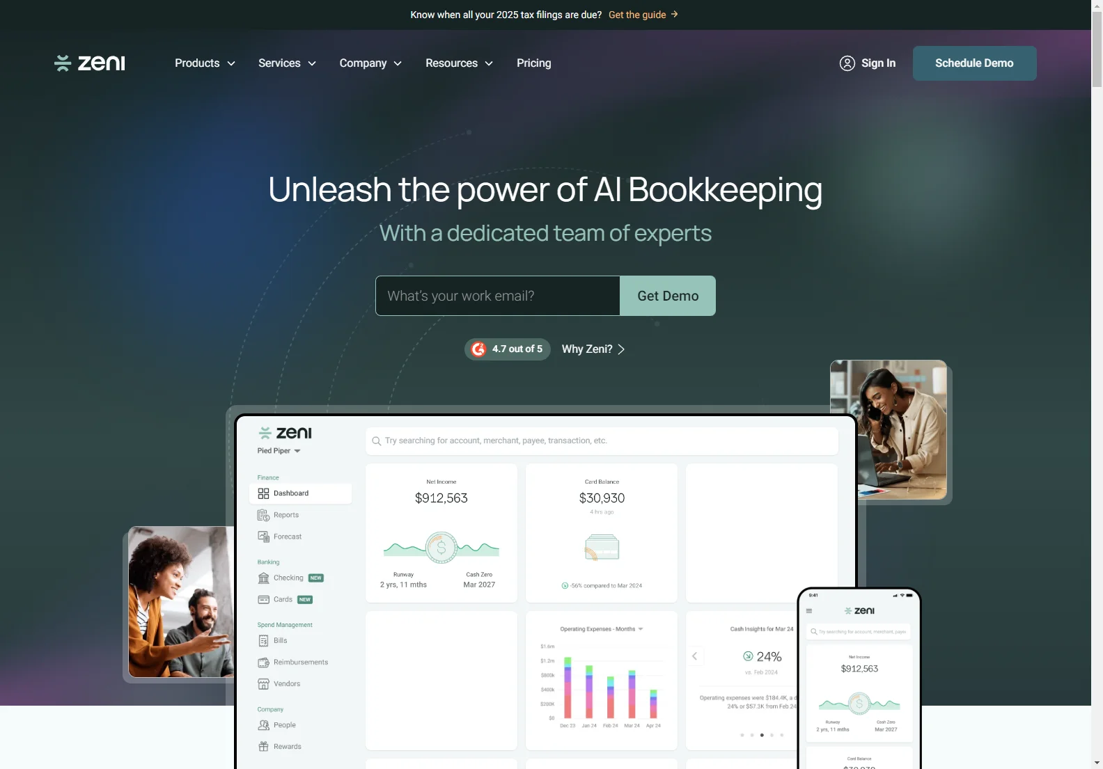 Zeni: The Premier AI Bookkeeping Software for Business Success