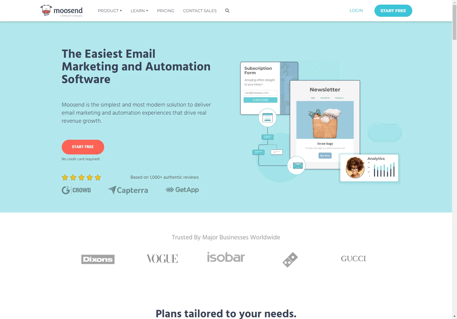 Moosend: Empowering Businesses with Email Marketing