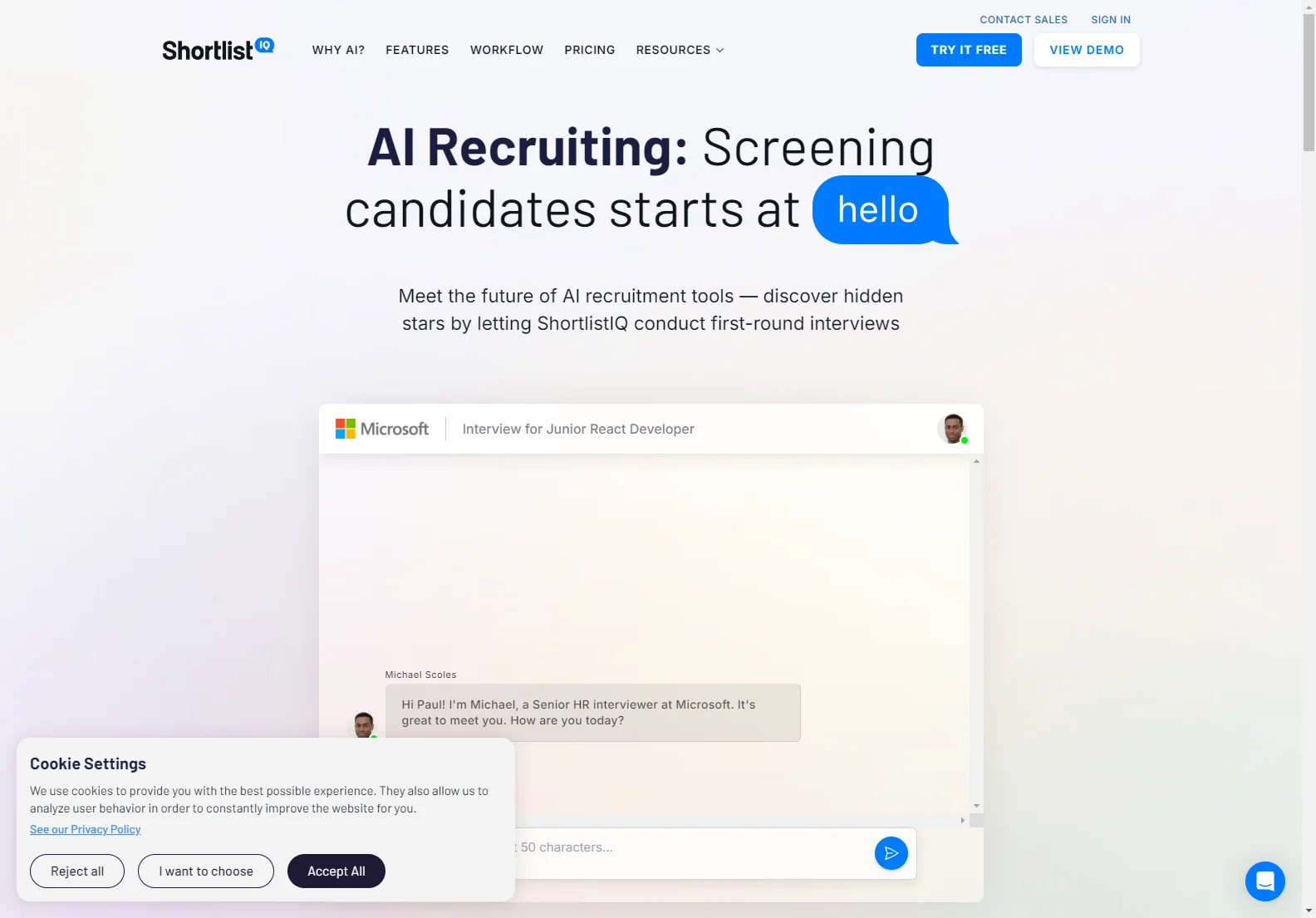 ShortlistIQ: Revolutionizing AI Recruiting for Efficient Candidate Screening