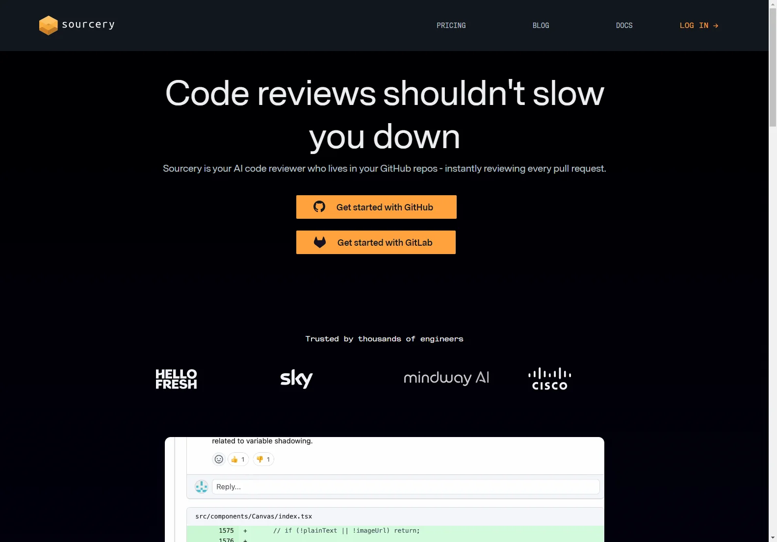 Sourcery: Instant Code Review for Enhanced Development