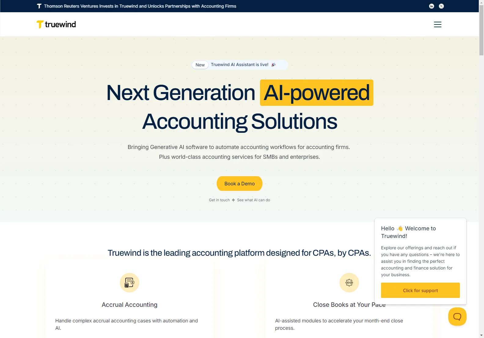 Truewind: Revolutionizing Accounting with AI-Powered Solutions