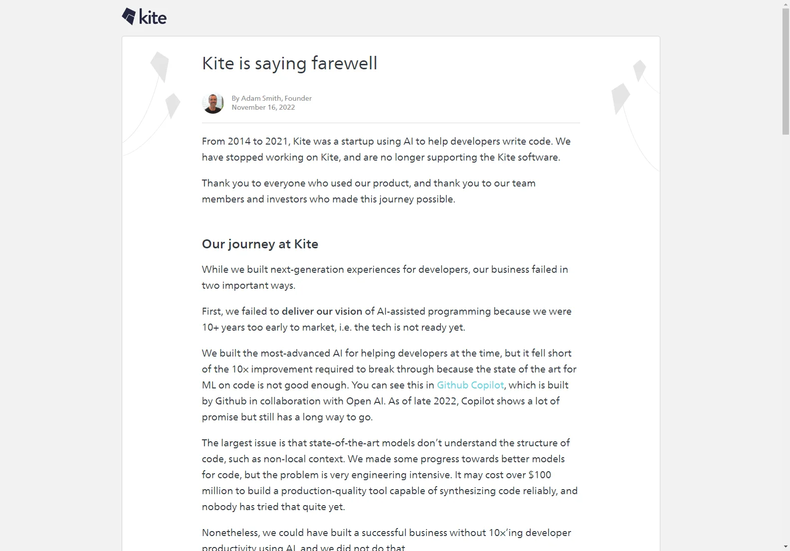 Kite: Revolutionizing Code Generation with AI