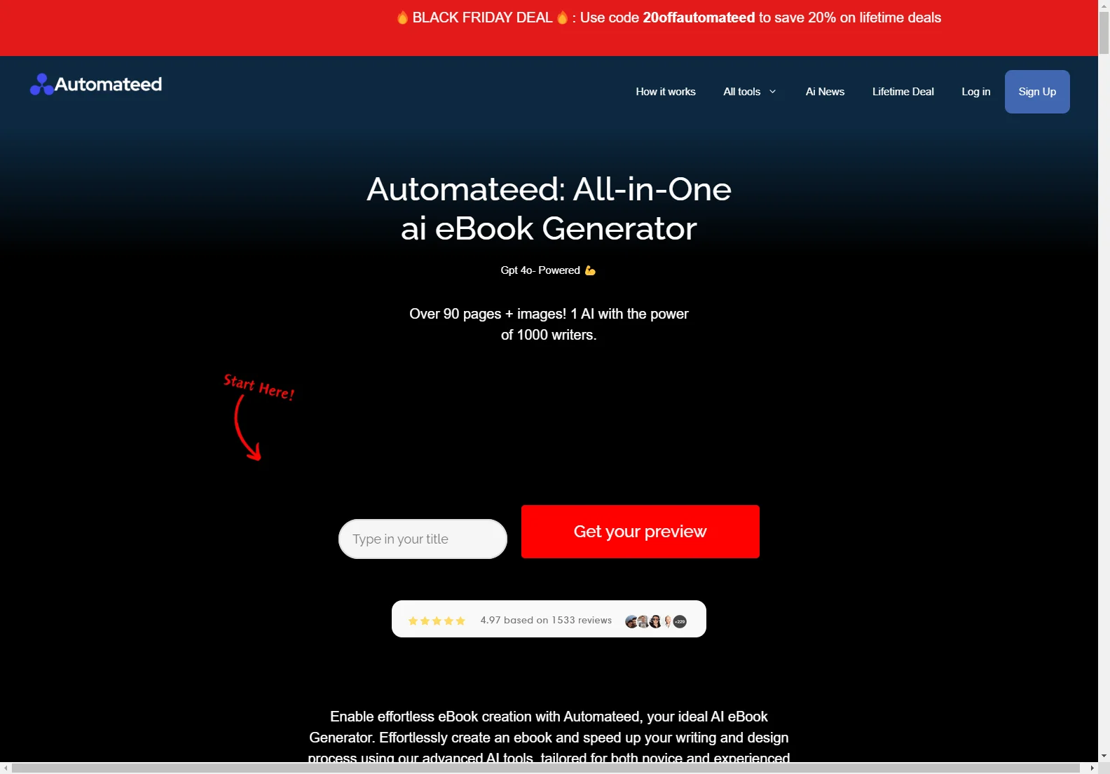 Automateed: The Ultimate AI eBook Generator