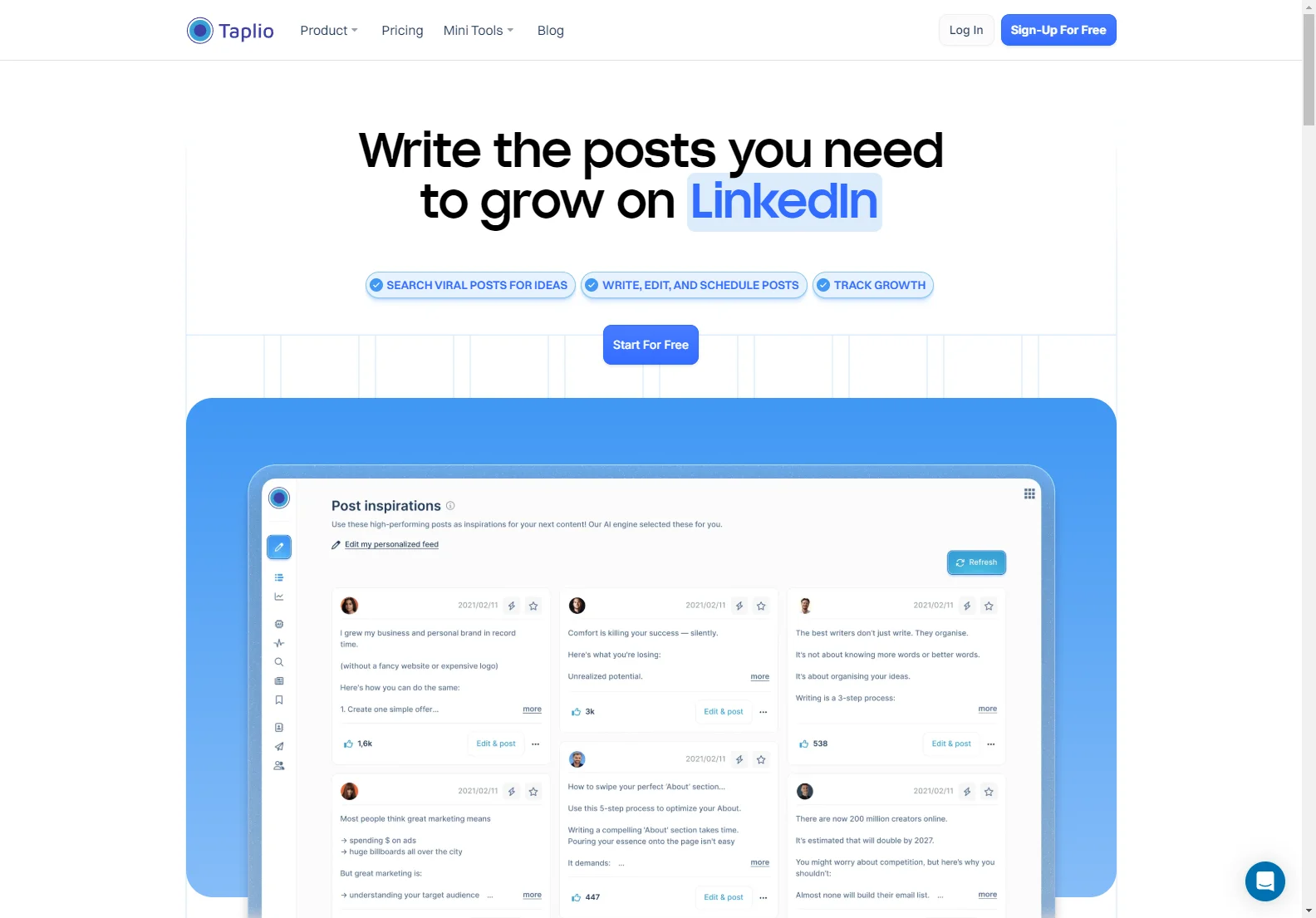 Taplio: Empowering LinkedIn Personal Brand Growth