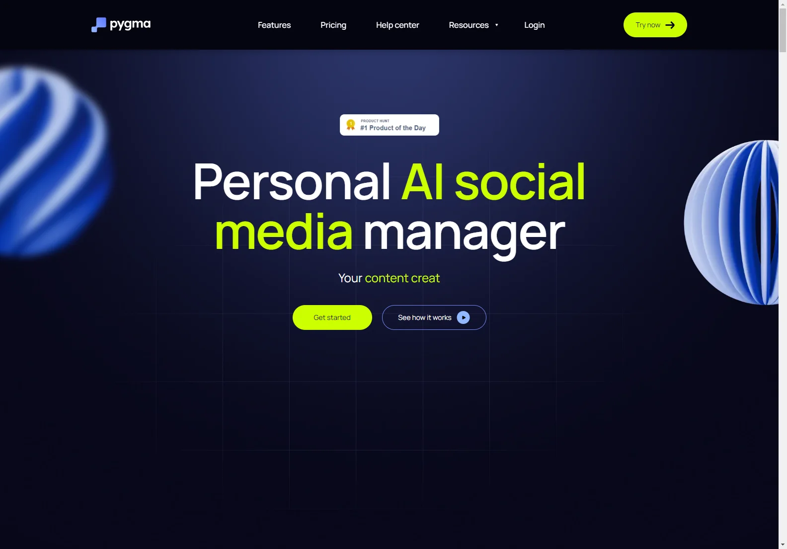 Pygma: The AI-Powered Personal Social Media Manager for Effortless Content Creation