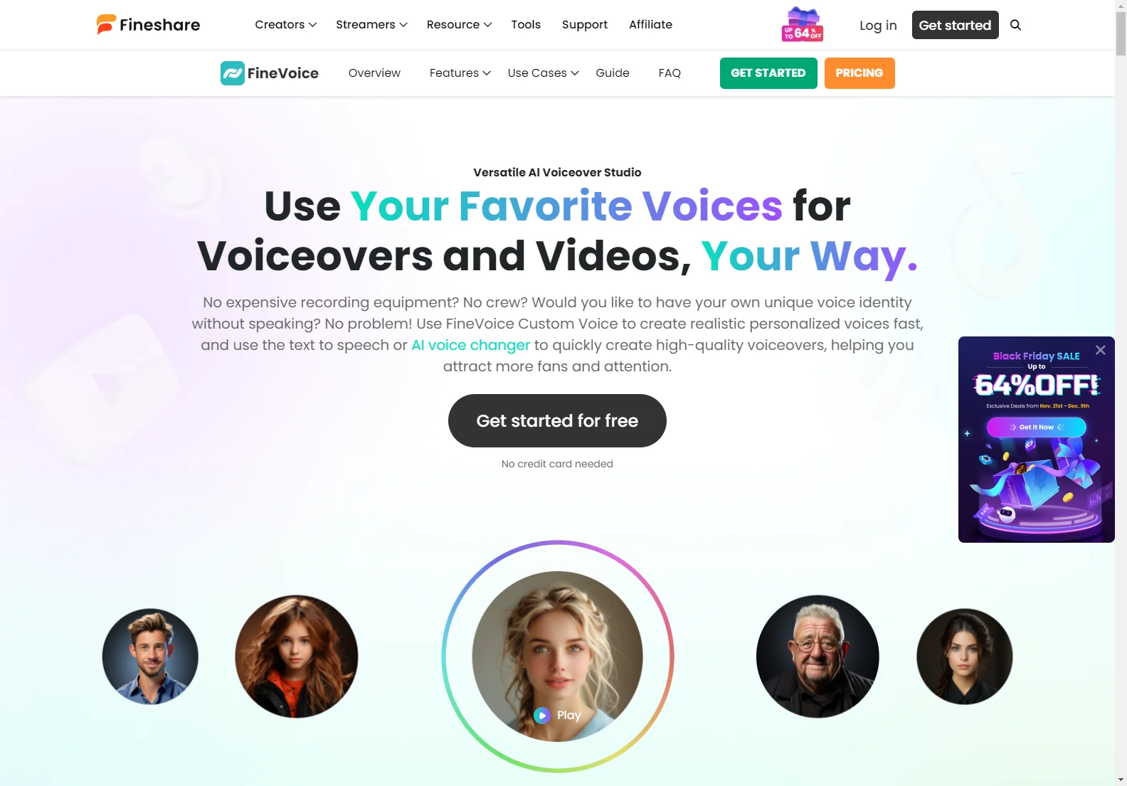 FineVoice Studio: Transform Your Videos with Personalized AI Voiceovers