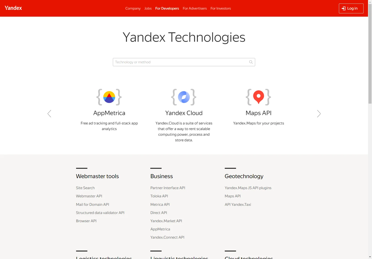 Yandex Technologies: Diverse AI-Powered Services for All