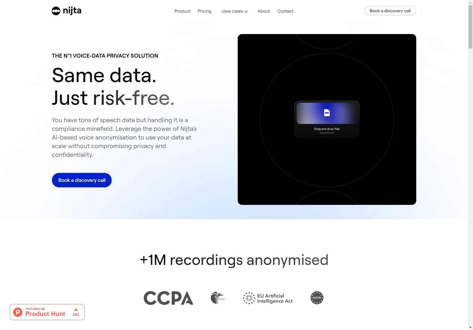 Nijta: The Ultimate Voice-Data Privacy Solution