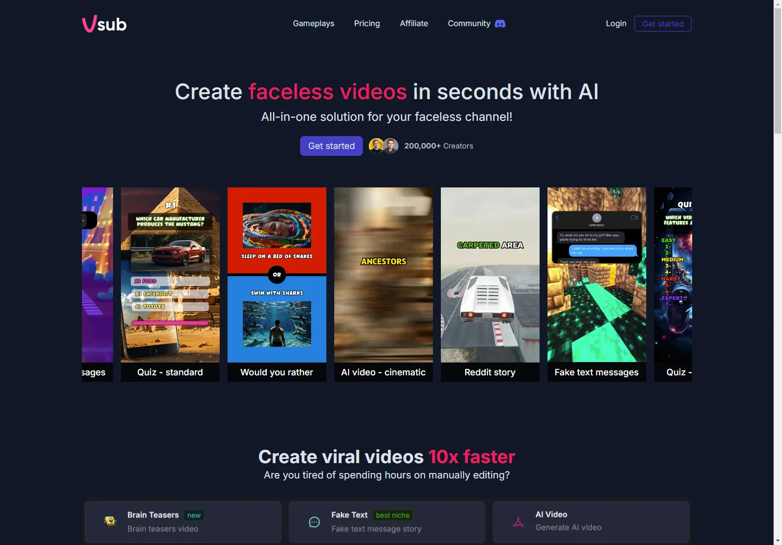 Vsub - Transform Your Video Creation Process