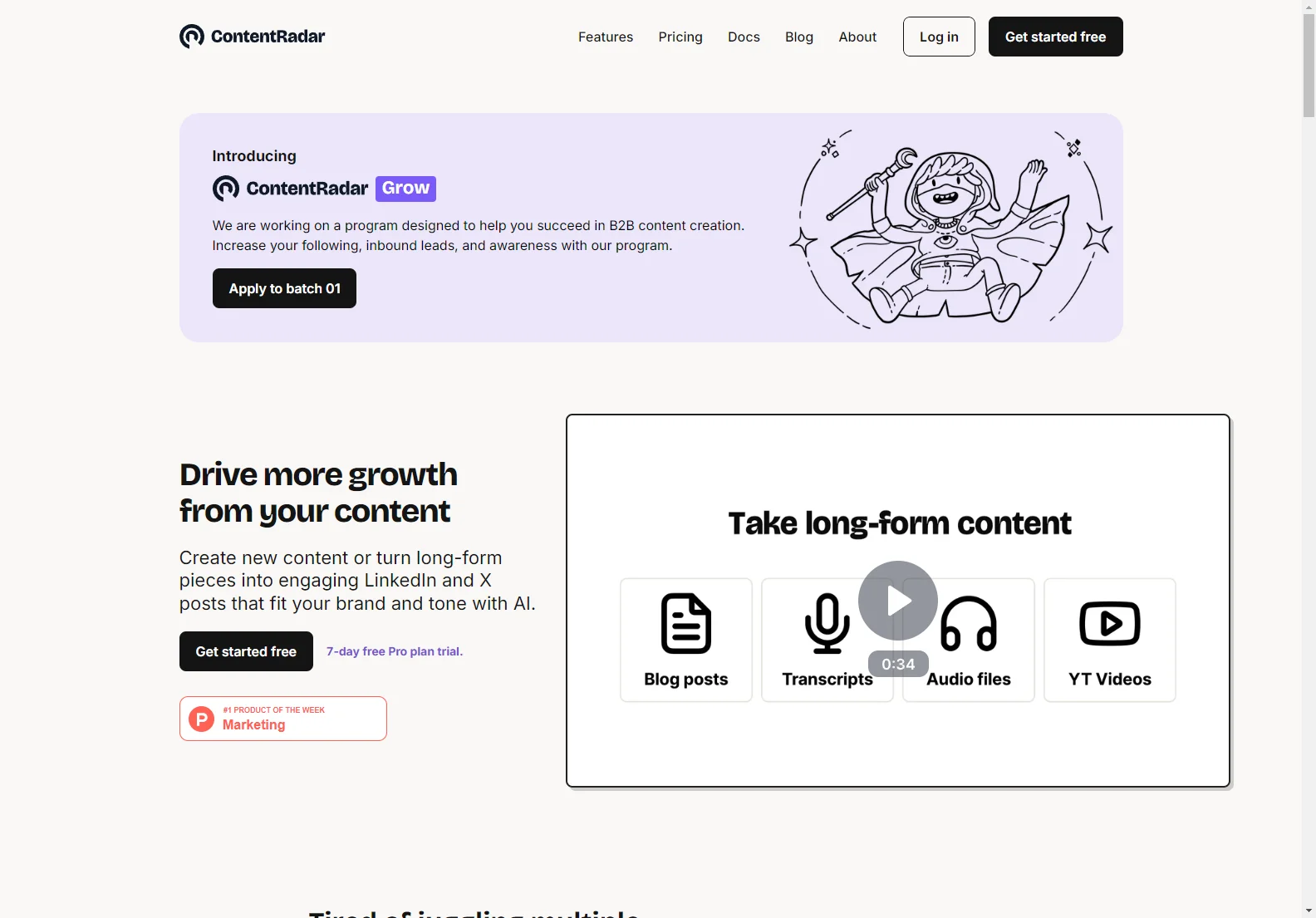 ContentRadar: Supercharge Your Content Creation and Repurposing with AI