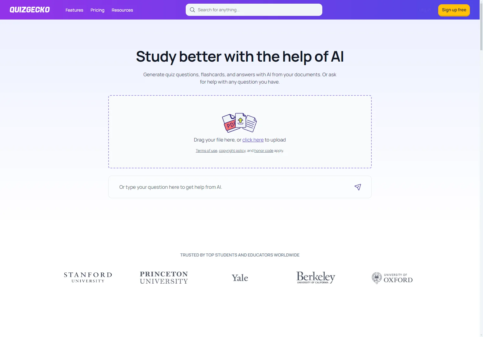 Quizgecko: AI-Powered Study Tools for Enhanced Learning