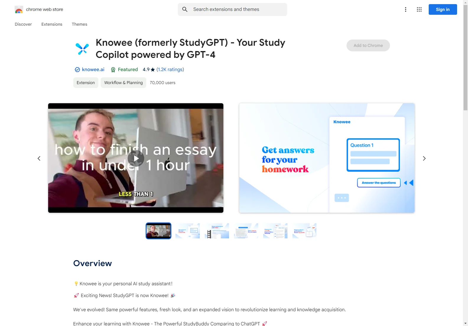 Knowee - Transform Your Learning with AI-Powered Assistance