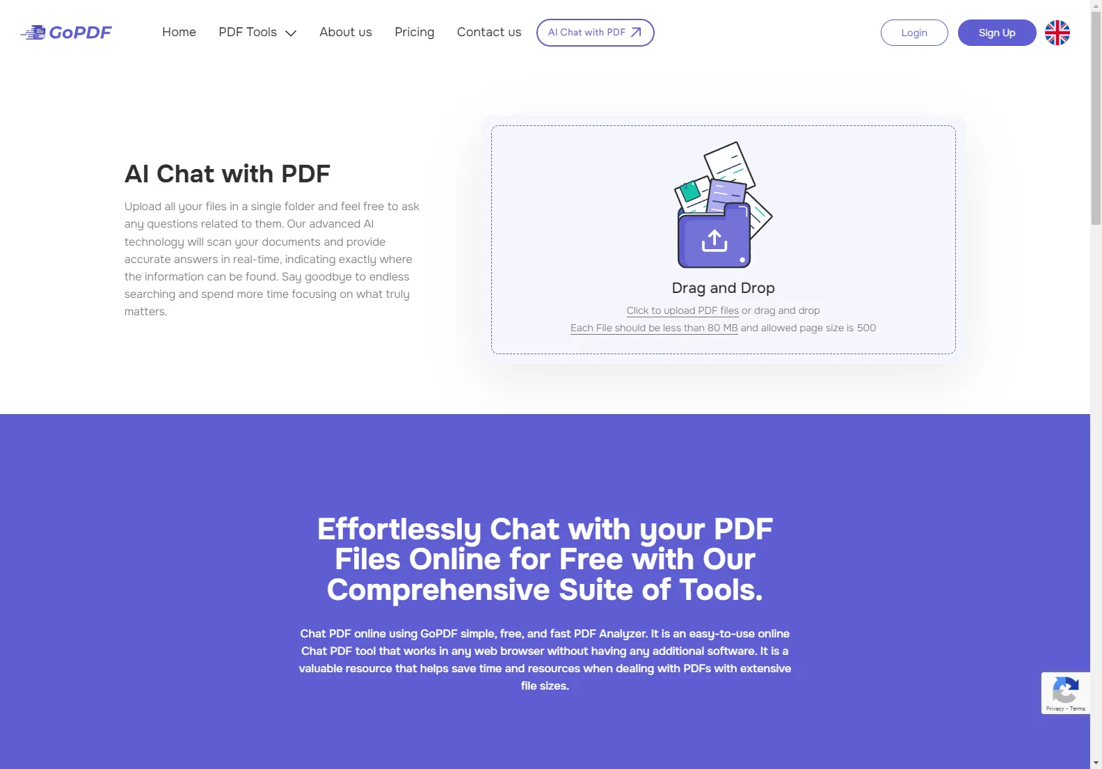 GoPDF AI Chat with PDF: Effortlessly Interact with Your PDFs and Get Instant Answers