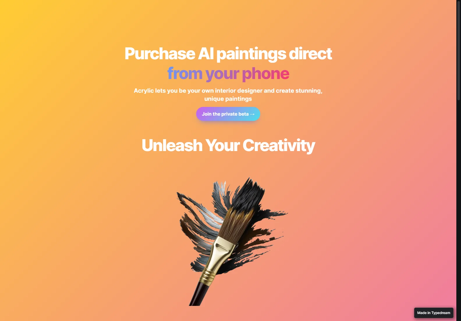 Acrylic: Transform Your Home with AI-Generated Art